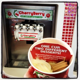 CherryBerry self-serve frozen yogurt