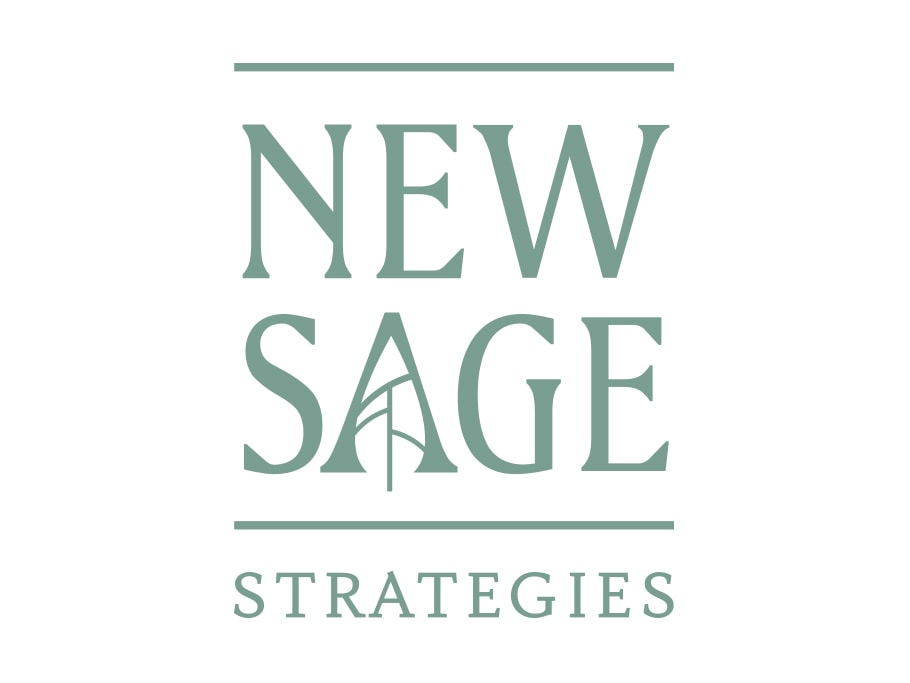 Blue Door Consulting Communicator Award New Sage Strategies Logo