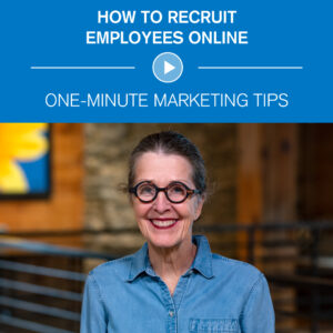 How to recruit employees online - one minute marketing tips