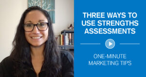 Three ways to use strengths assessments - Facebook Image