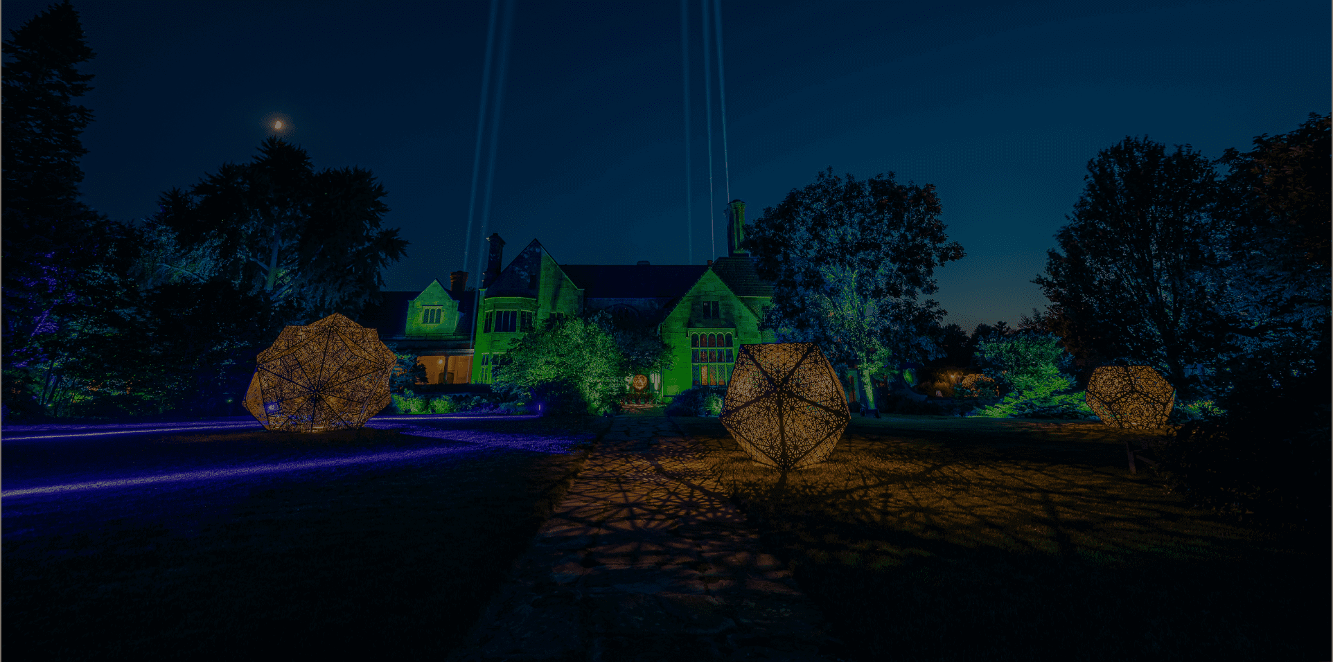 The Paine at night during glow event