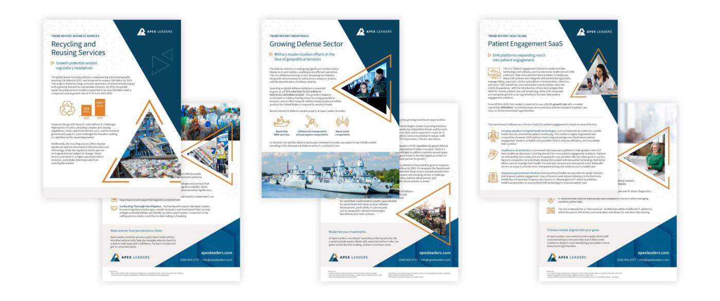 Apex Leaders marketing collateral
