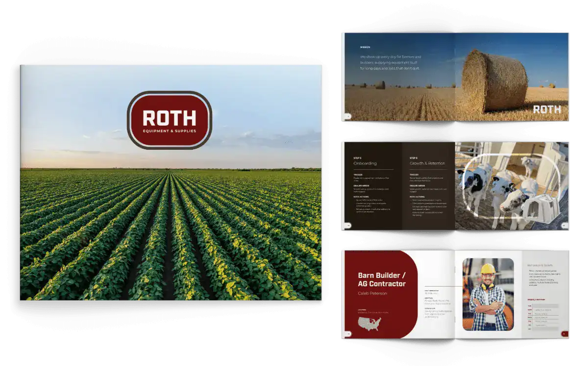 Roth Equipment and Supplies Brand Guidelines 2026 Communicator Award of Distinction